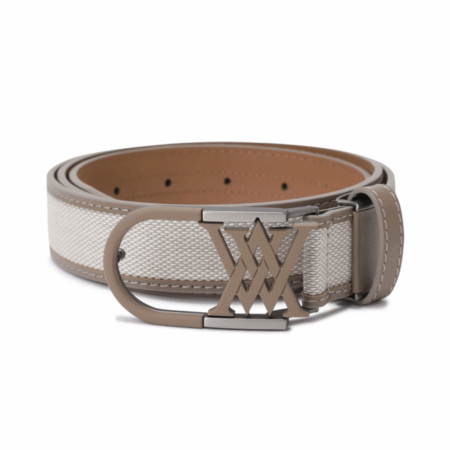 ANEW_GOLF (W) Round Buckle Belt_BE