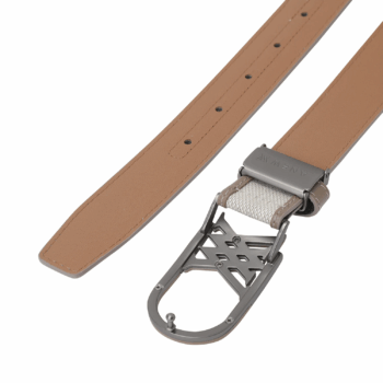 ANEW_GOLF (W) Round Buckle Belt_BE - Image 3