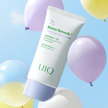 UIQ Remedy Tone-Up Sun Cream Sunscreen Lotion (Purple) 50 mL Share Regular - Image 3