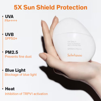SULWHASOO UV Daily Fluid Sunscreen Multi-Protection 50 mL - Image 4