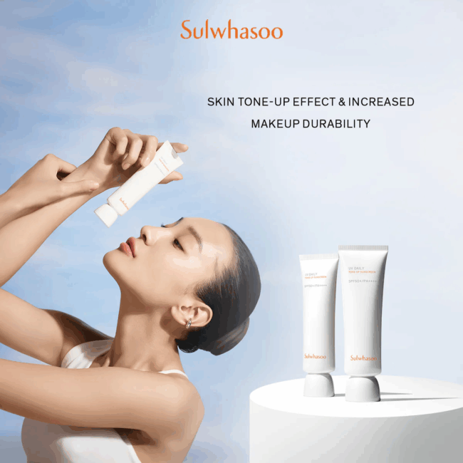 SULWHASOO SANGBAEK Tone Up Sunscreen 50ML - Image 2