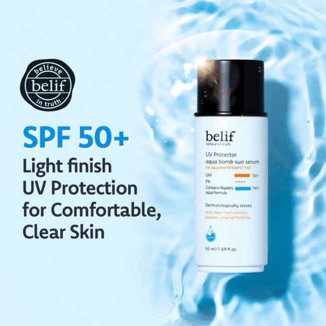 belif UV Protector Aqua Bomb Sun Serum AD 50 mL - Image 2