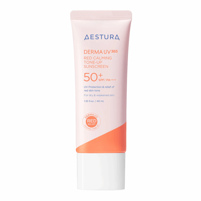 AESTURA [25% off if you buy more than 2]Derma UV 365 Red Calming Tone-Up Sunscreen 40 mL