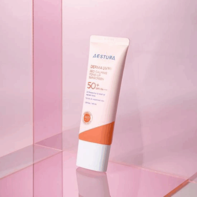 AESTURA [25% off if you buy more than 2]Derma UV 365 Red Calming Tone-Up Sunscreen 40 mL - Image 3