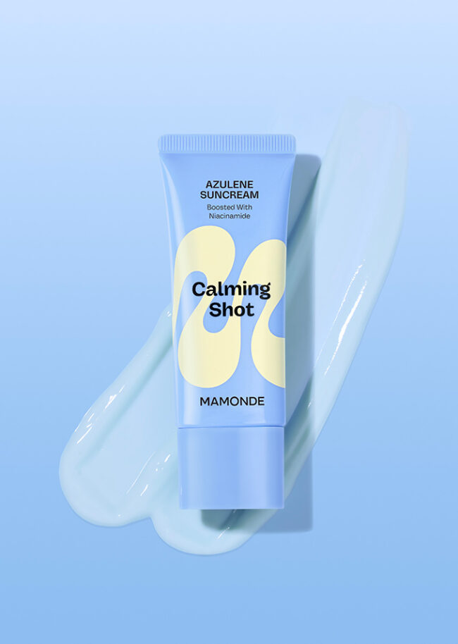 MAMONDE Calming Shot Azulene Suncream Sunscreen Lotion SPF50+ PA++++ 35 mL - Image 2