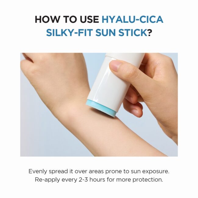 SKIN1004 Madagascar Centella Hyalu-Cica Silky Fit Sun Stick 20g - Image 6