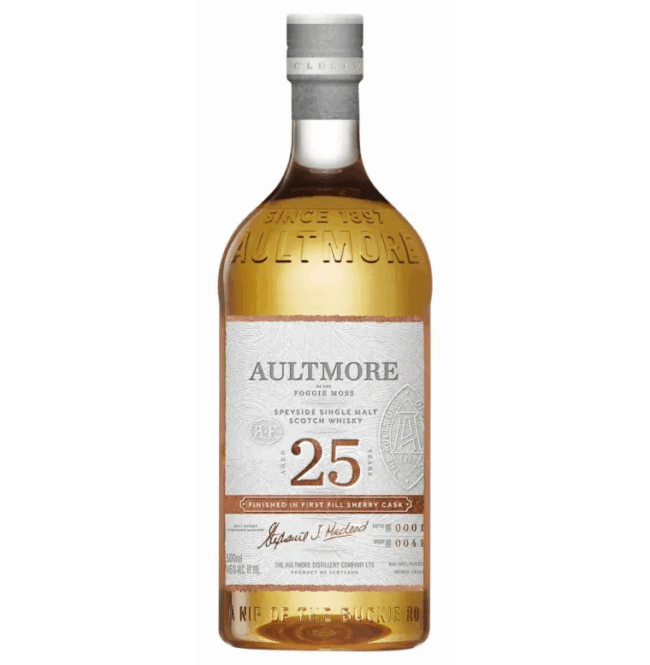 NEW Aultmore 25 (1st Fill Oloroso Sherry) 500ml