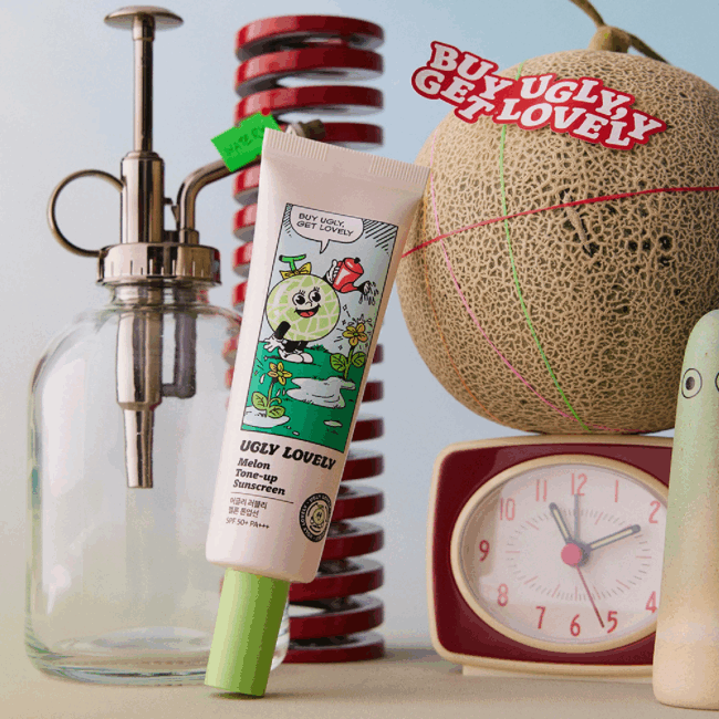 UGLYLOVELY MELON SUNSCREEN SPF50+ PA+++ 50ml - Image 2
