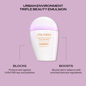 SHISEIDO gsc urban e t b sun emulsion 30ml - Image 3