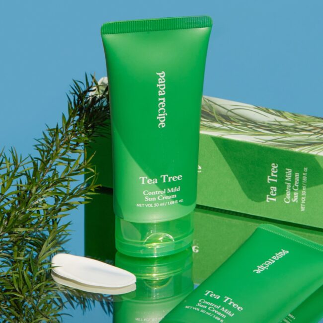 PAPA RECIPE Teatree Mild Sun Cream 50ml - Image 3