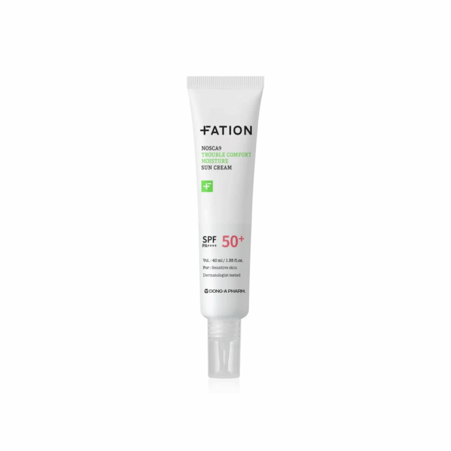 FATION NOSCA9 Trouble Comfort Moisturizing Suncream 40ml [SPF50+/PA++++]