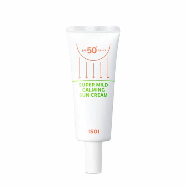 ISOI Super Mild Calming Sun Cream Sunscreen Lotion SPF50+ PA+++ 55 mL