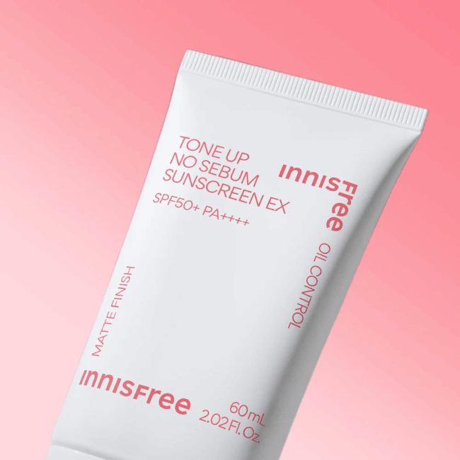 INNISFREE Tone-up No-Sebum Sunscreen Set (2 packs) - Image 3