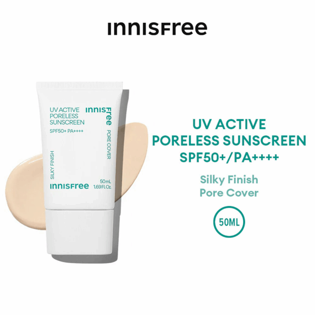 INNISFREE UV Active Poreless Sunscreen 50ml - Image 5