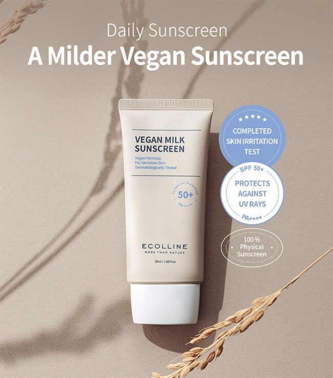 ECOLLINE Vegan Milk Sunscreen 50ml - Image 3